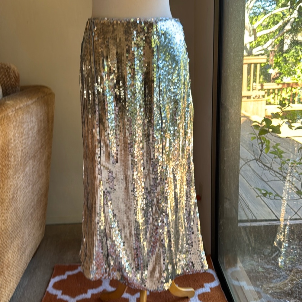 NWT Sequence Midi Skirt